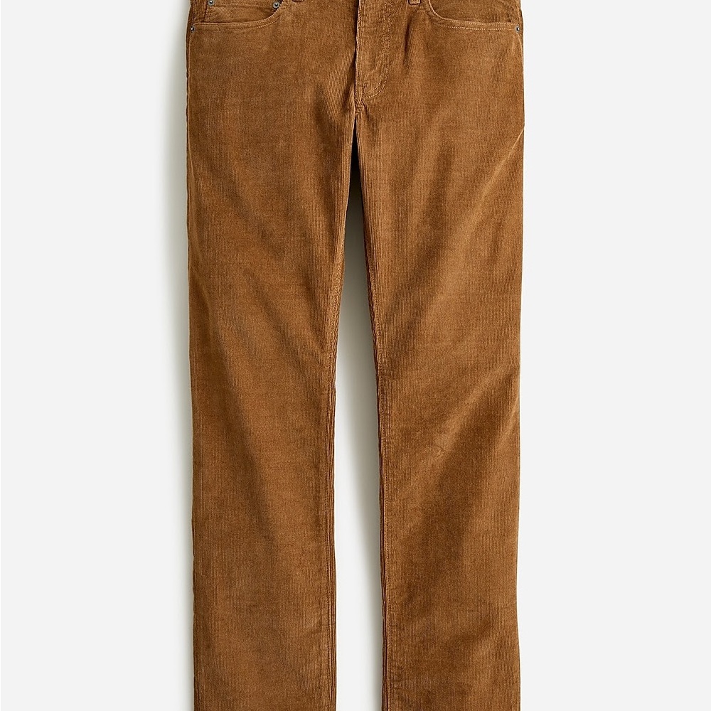 NEW J.Crew 484 Slim-fit Corduroys in Peanut Khaki (35/32)
